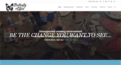 Desktop Screenshot of butterflyeffectbethechange.com